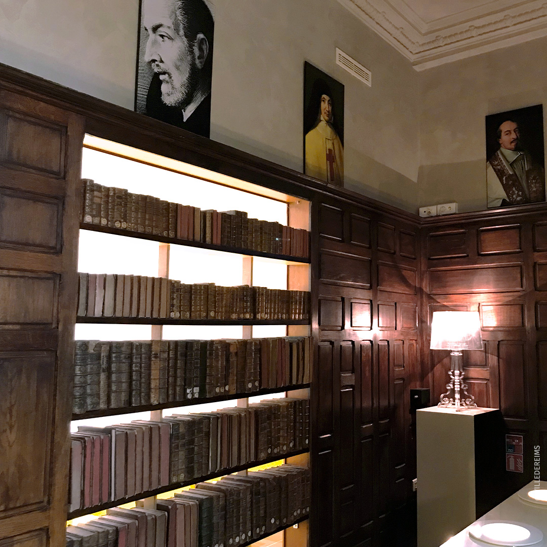 The library in the De La Salle mansion. ©Ville de Reims
