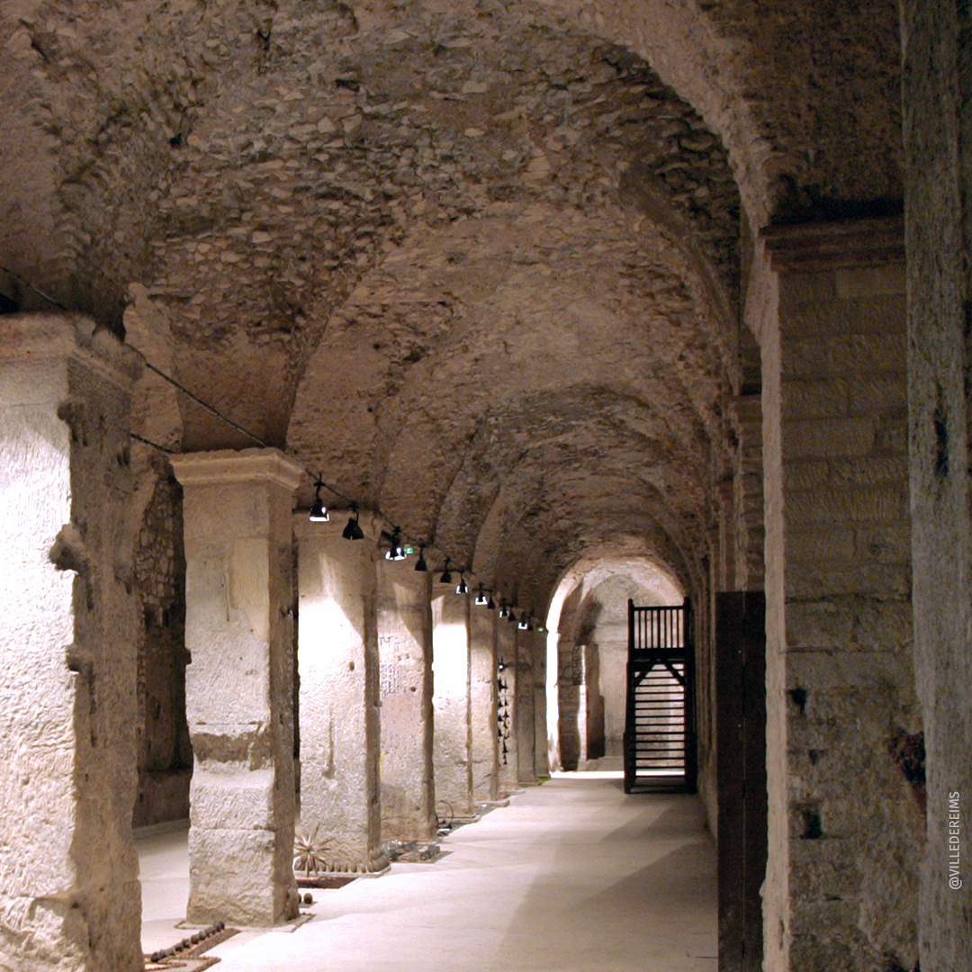 Inside the cryptoporticus. ©Ville de Reims
