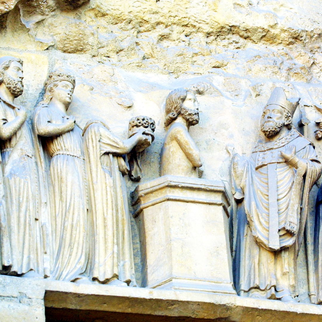 Die Taufe von Chlodwig I. durch den Heiligen Remigius. © Stadt Reims