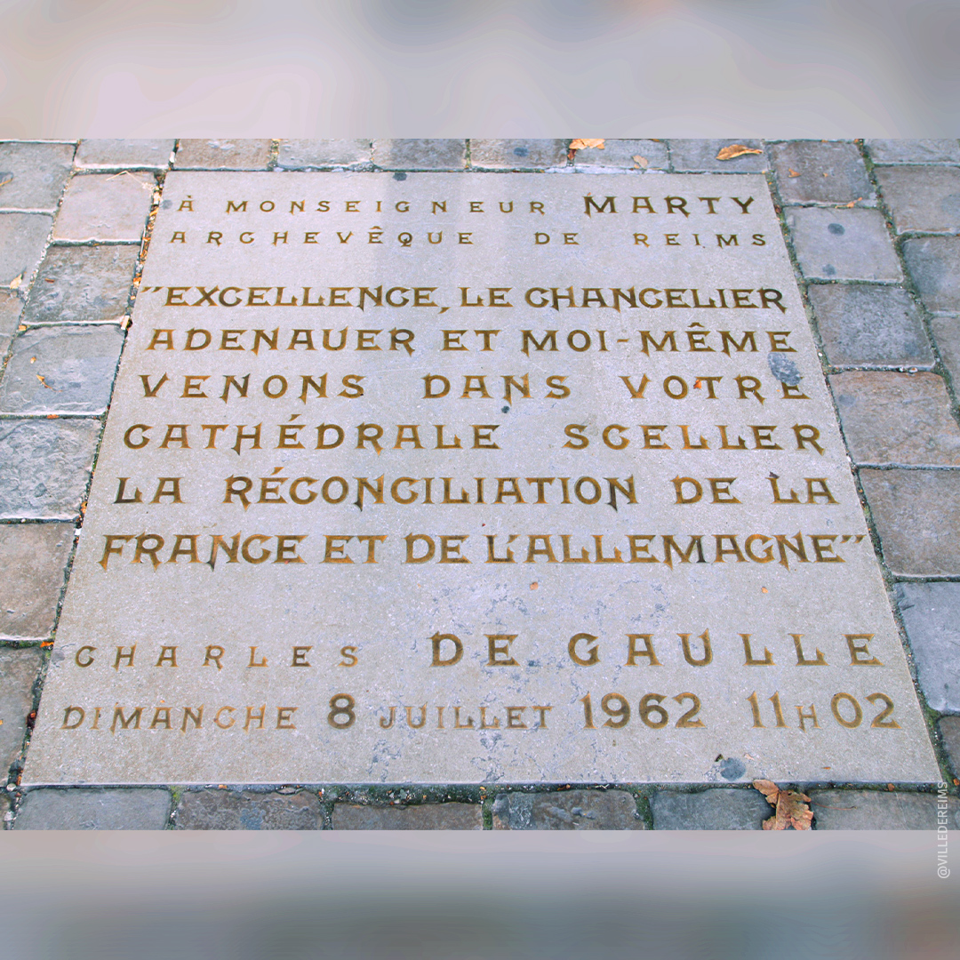Plaque commémorative. ©Ville de Reims