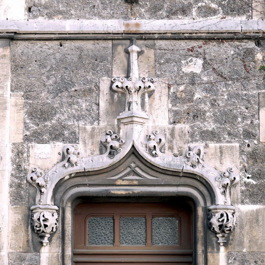 Détail de la façade. ©Ville de Reims