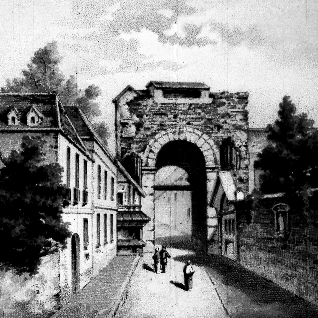 Porte Bazée à la fin du XIXe siècle.