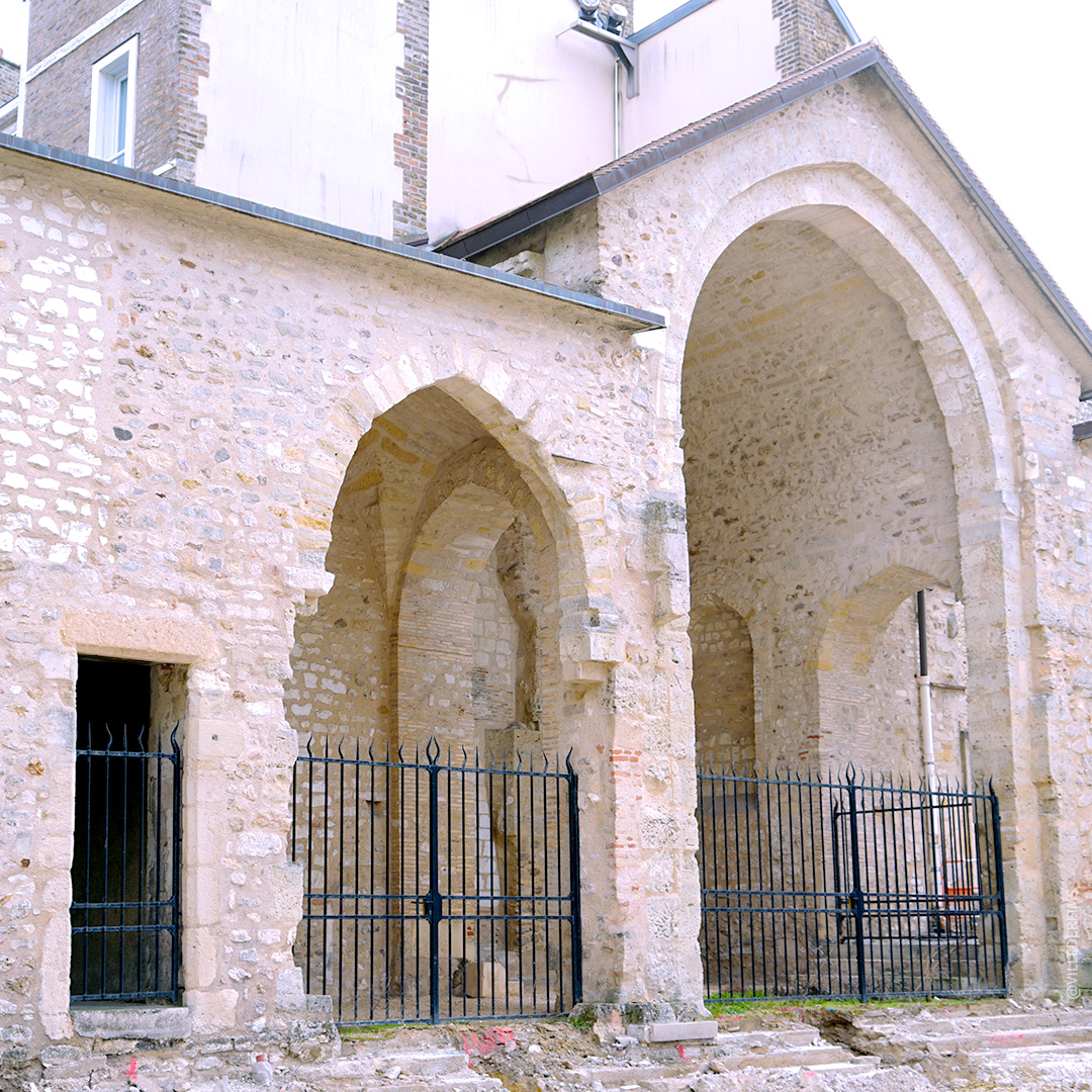 Overblijfselen van de Saint-Julien-kerk. ©Ville de Reims