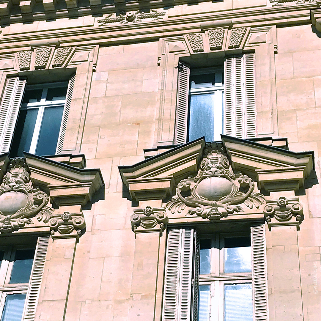 Details of the façade. ©Ville de Reims