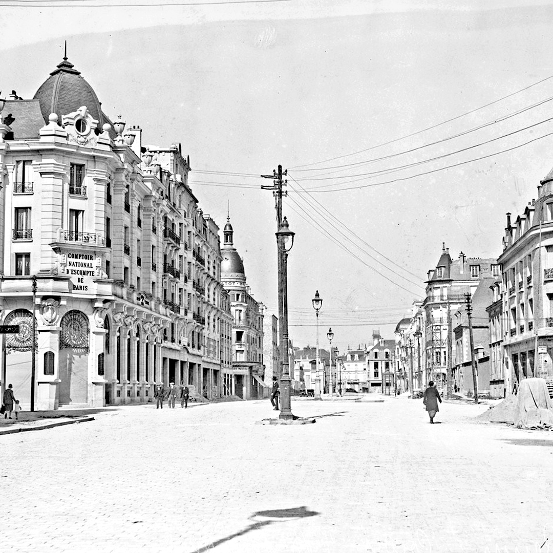 Reconstruction du Cours Langlet regroupant 4 anciennes rues. ©AMCR