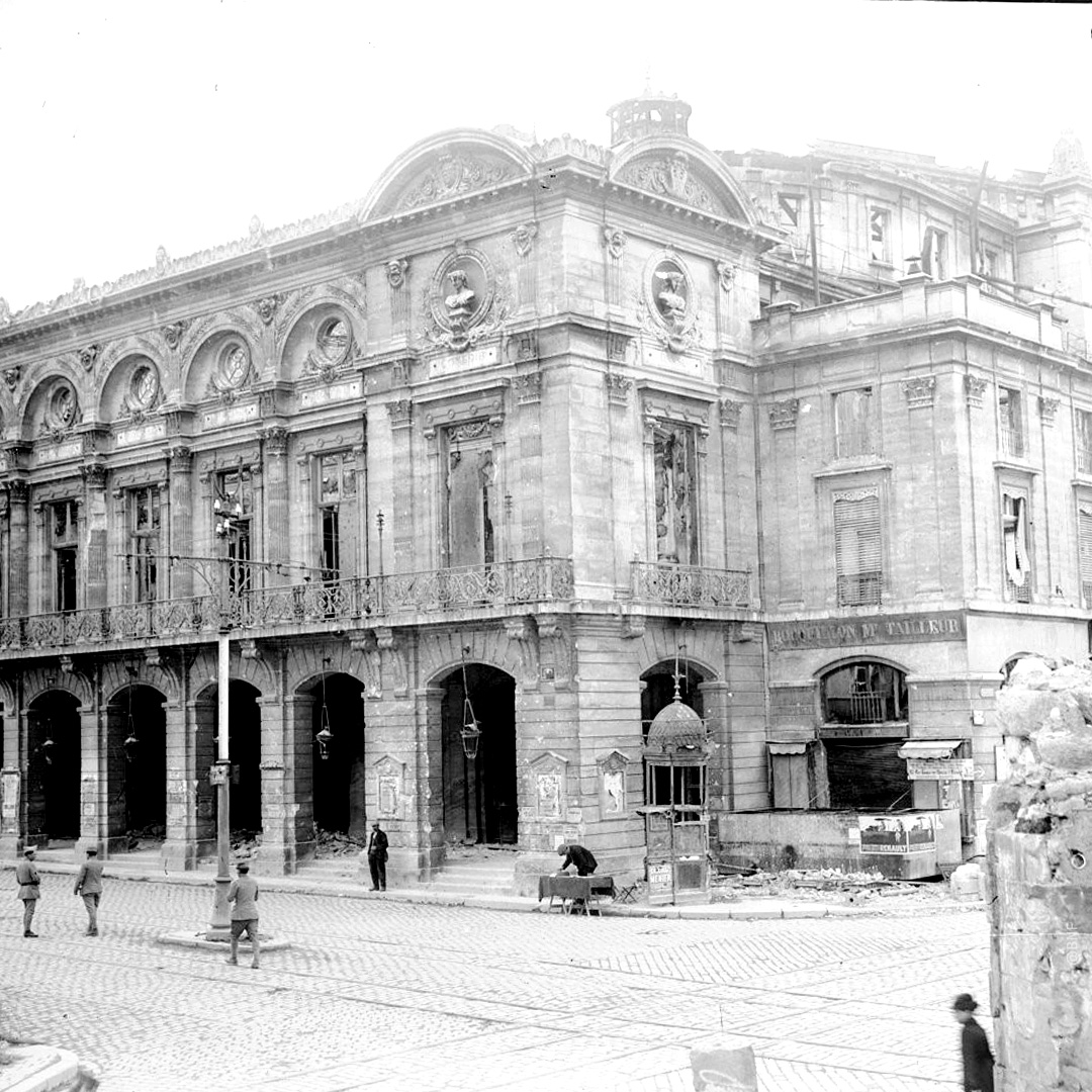 The Grand Théâtre in 1919. ©BNF