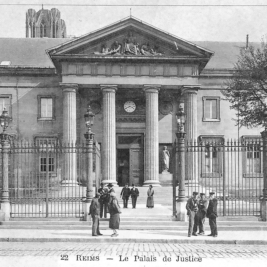 Palais de justice en 1904. ©AMCR