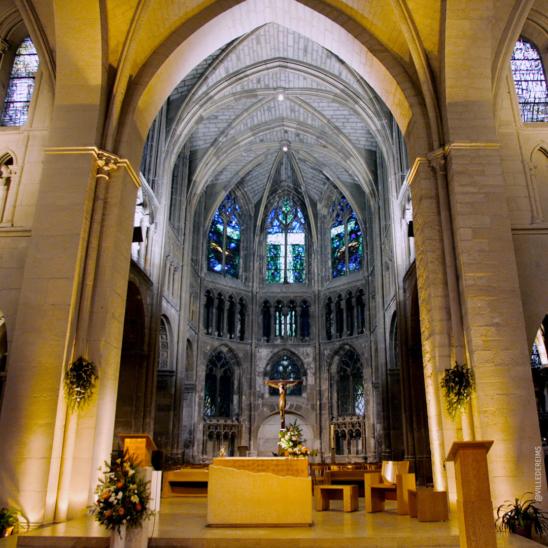 De Saint-Jacques-kerk, koor. ©Ville de Reims