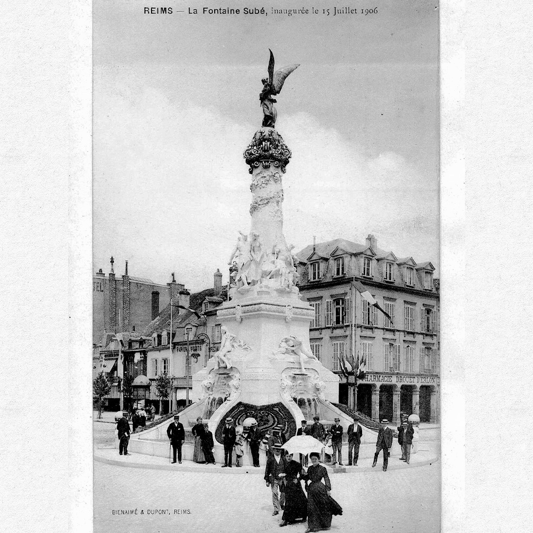 Der Fontaine Subé im Jahr 1906.  