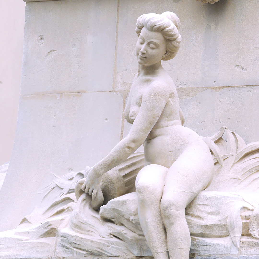 The Subé Fountain in detail.  ©Ville de Reims
