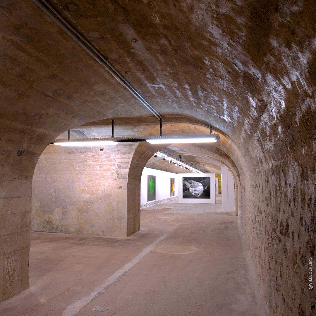 Espace d'exposition du sous-sol. ©Ville de Reims