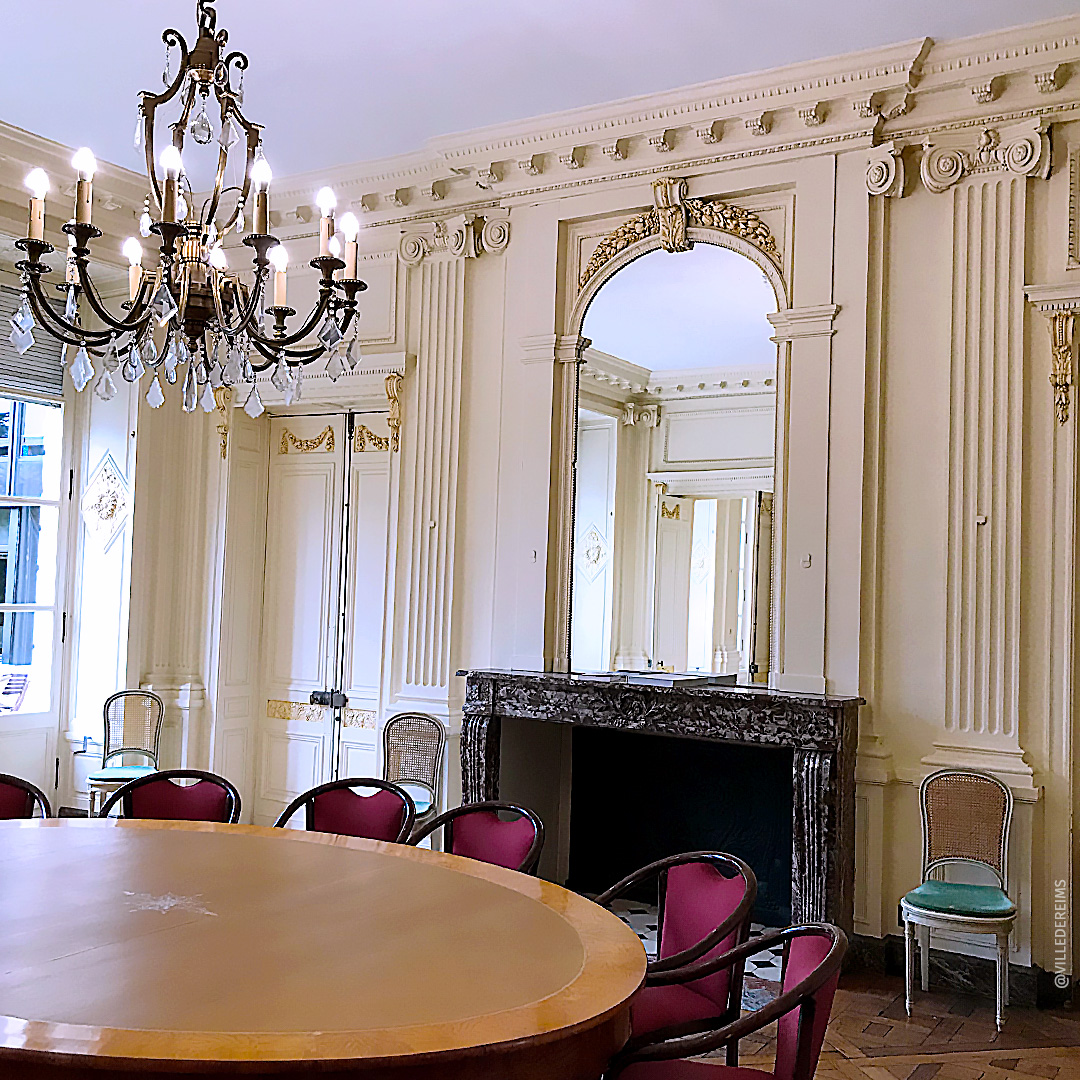 Hôtel Ponsardin, salle de réunion. ©Ville de Reims