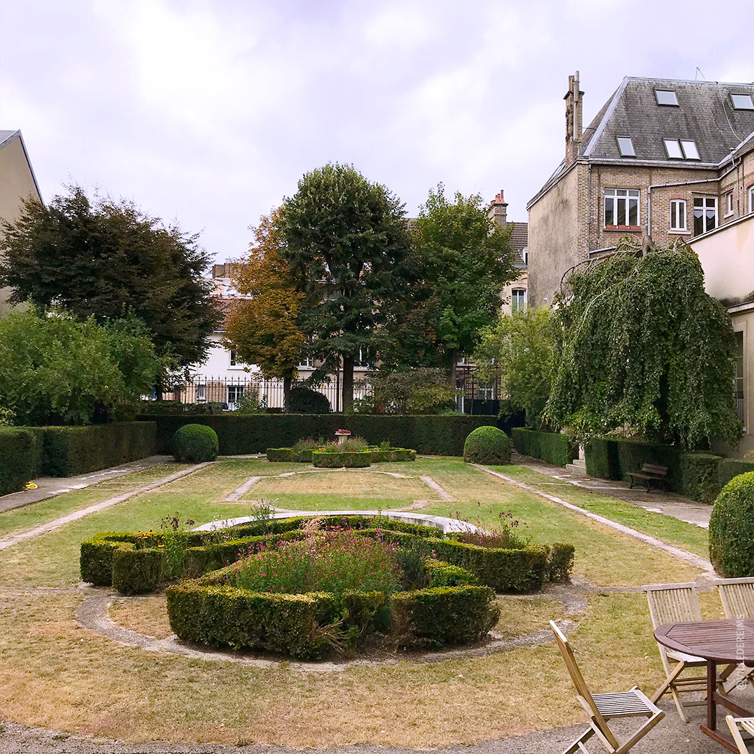 Hôtel Ponsardin, jardin. ©Ville de Reims