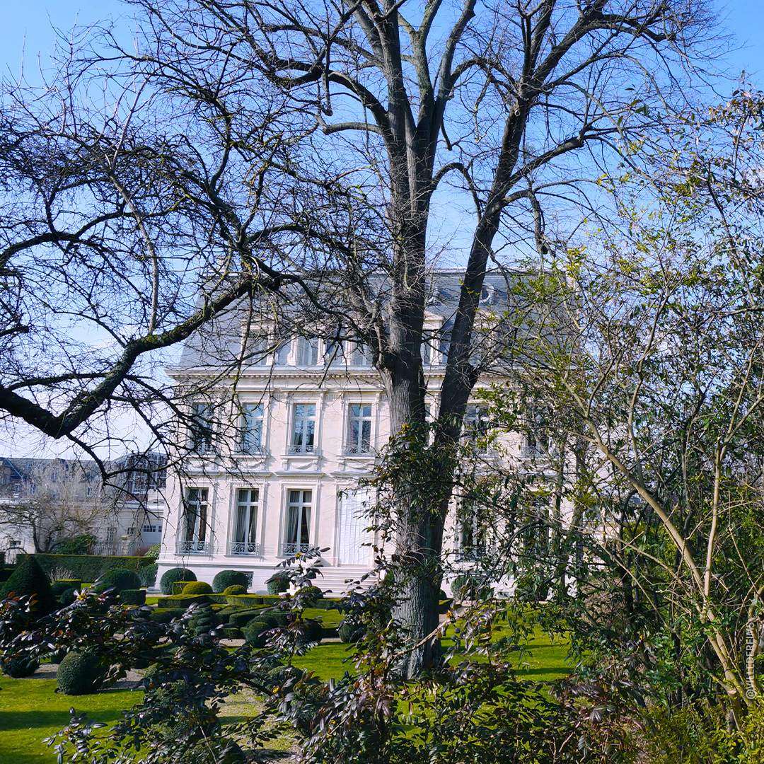 Hôtel Olry-Roederer, vue du parc.