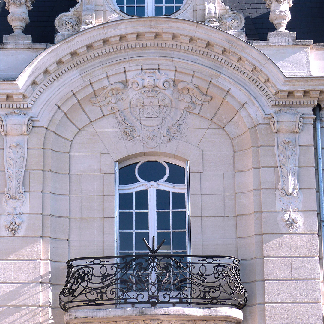 Détails de la façade. ©Ville de Reims