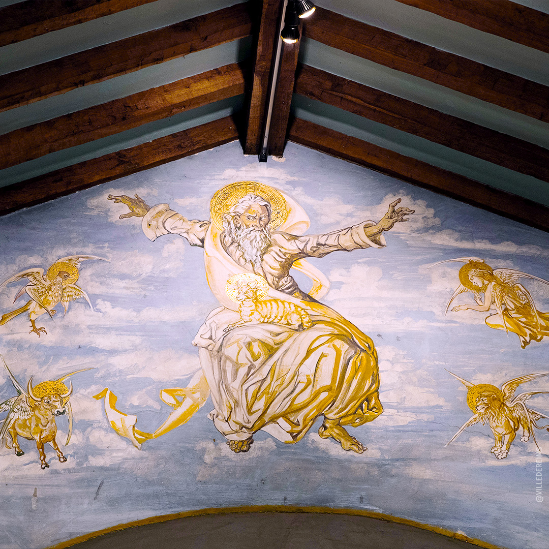 La plupart des fresques reprennent des scènes de la vie du Christ. ©Ville de Reims
