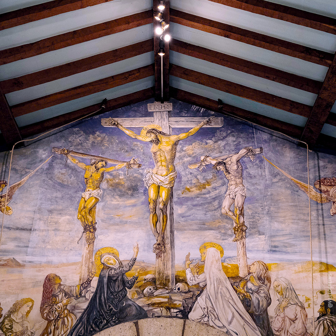 La plupart des fresques reprennent des scènes de la vie du Christ. ©Ville de Reims
