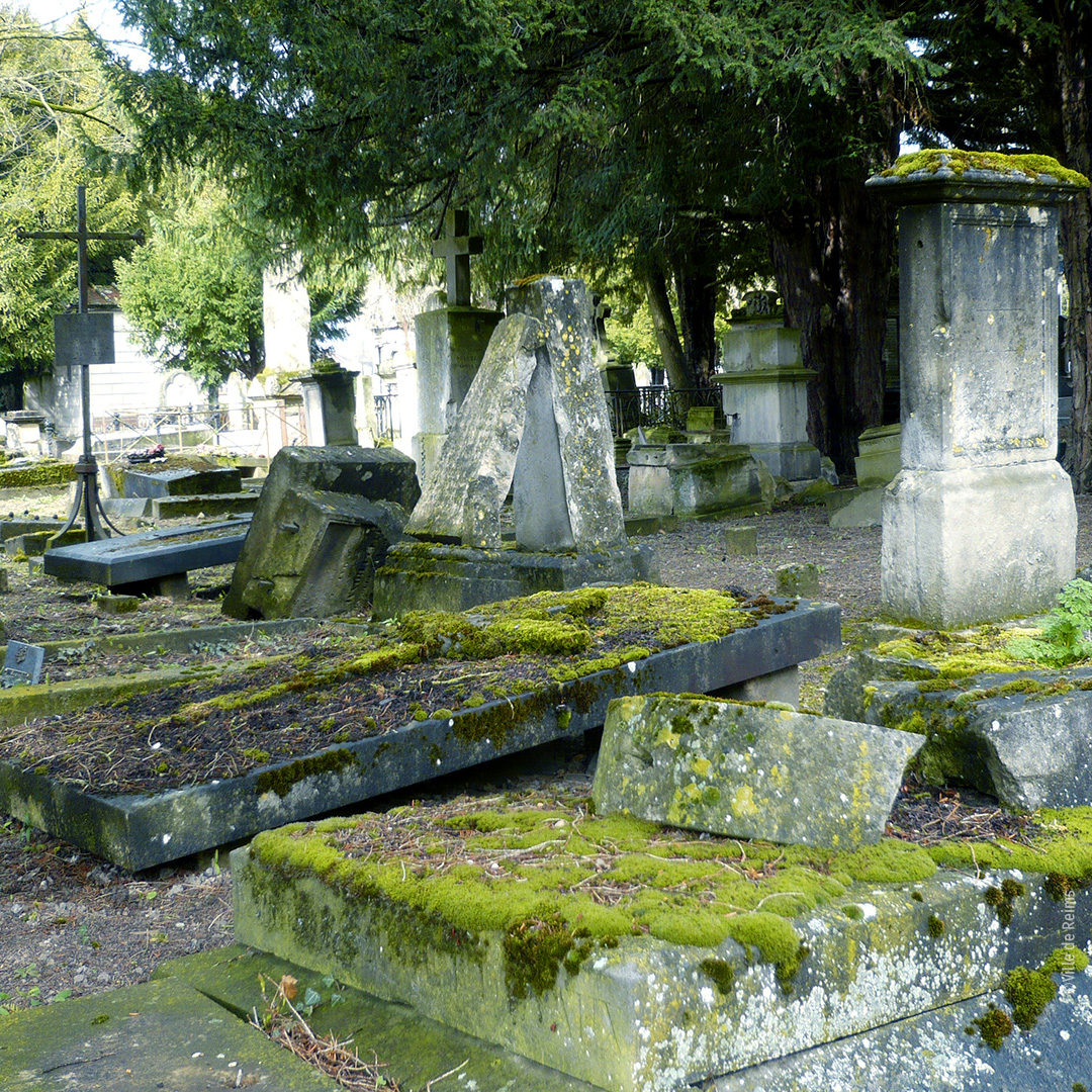 Partie ancienne du cimetière ©Ville de Reims