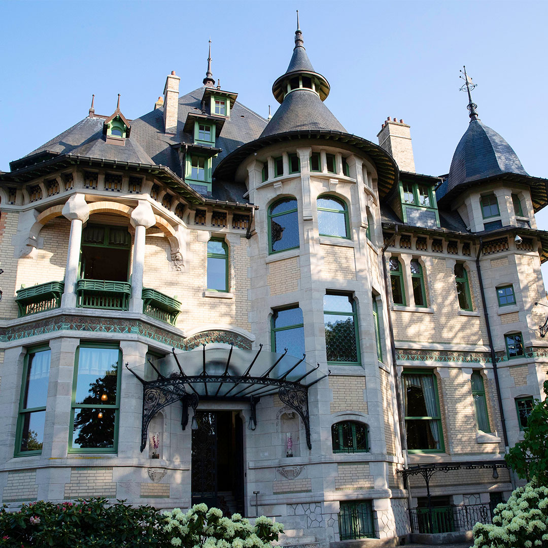 La Villa Demoiselle est la propriété du champagne Vranken. Elle a été rénovée à partir de 2004. ©Ville de Reims