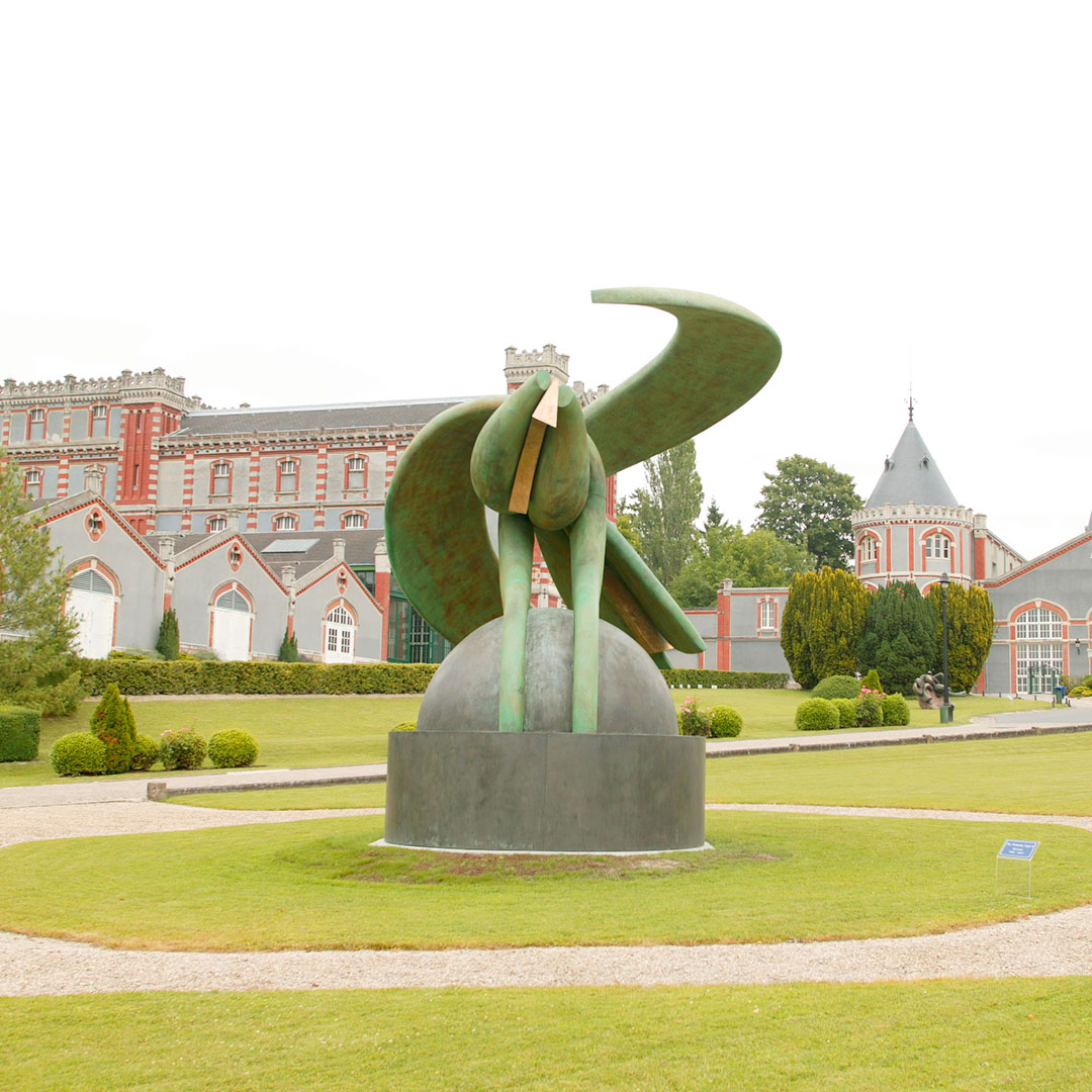 Le domaine Pommery accueille de nombreuses expositions toute l'année ©Ville de Reims