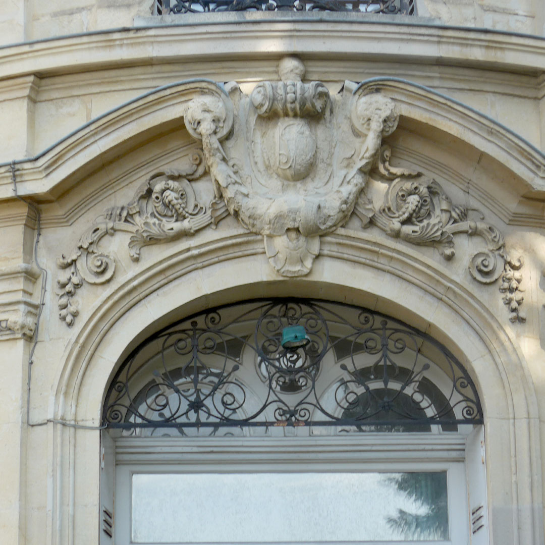 Détail de la façade @Ville de Reims