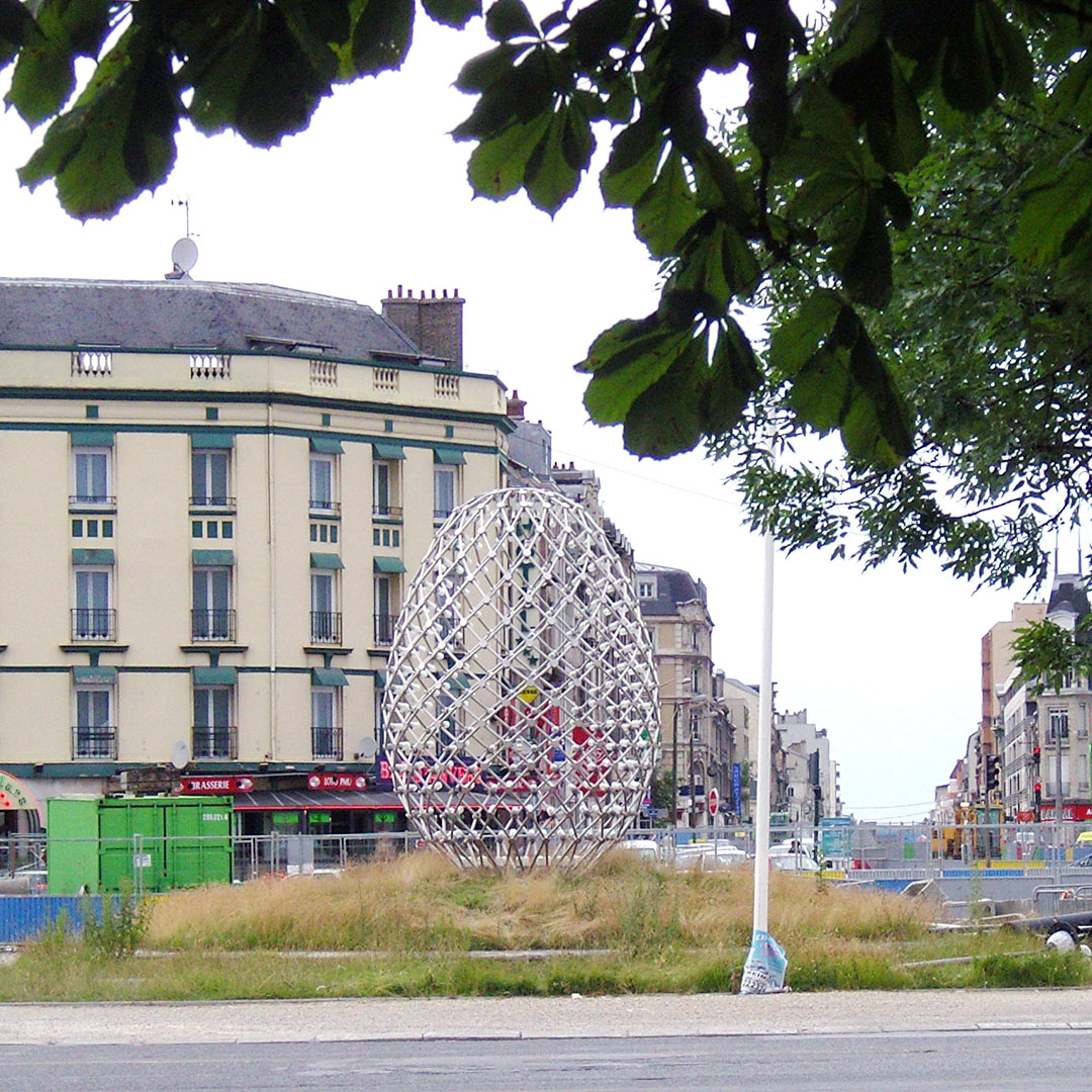 Le Luchrone est installé place de la République en 1989. Il a été demonté pour rénovation à l'occasion des travaux d'aménagement du secteur Laon/Boulingrin @Ville de Reims