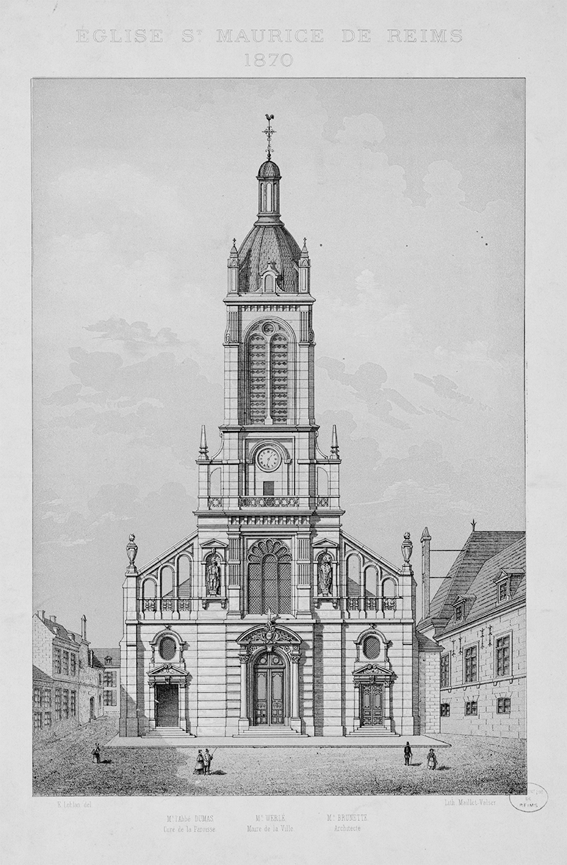 Eglise Saint Maurice, gravure