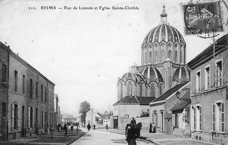 Rue de Louvois et église Sainte-Clotilde
